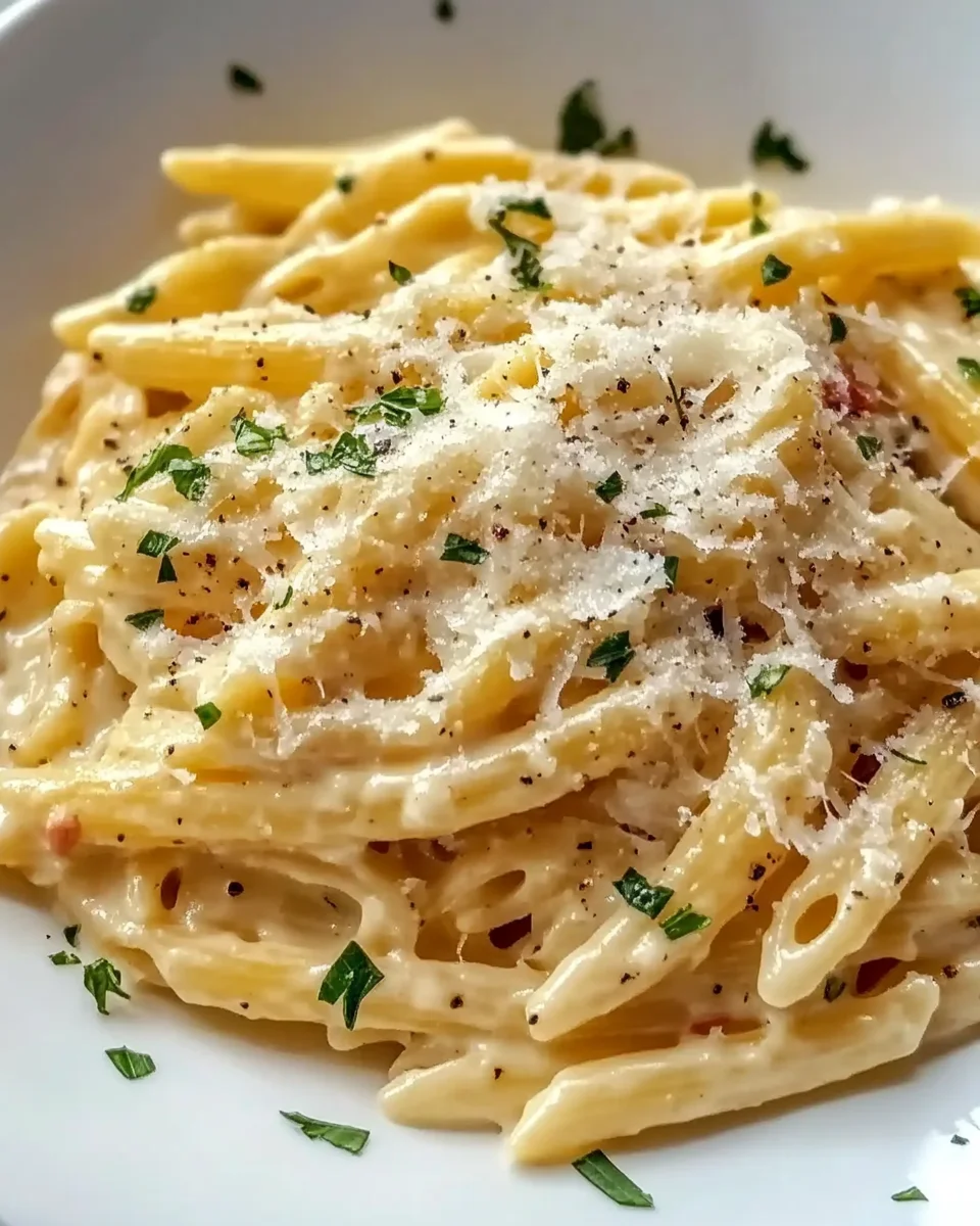 One Pot Creamy Garlic Pasta (Just 20 Minutes!)